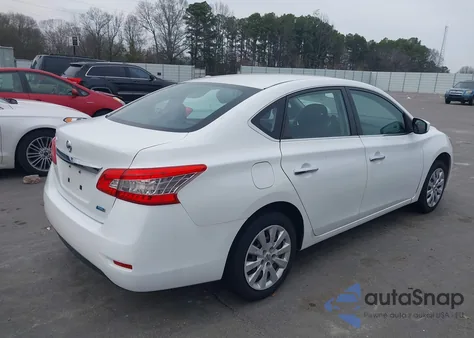 2014 Nissan Sentra S z USA, uszkodzony, nr VIN 3N1AB7APXEY245682